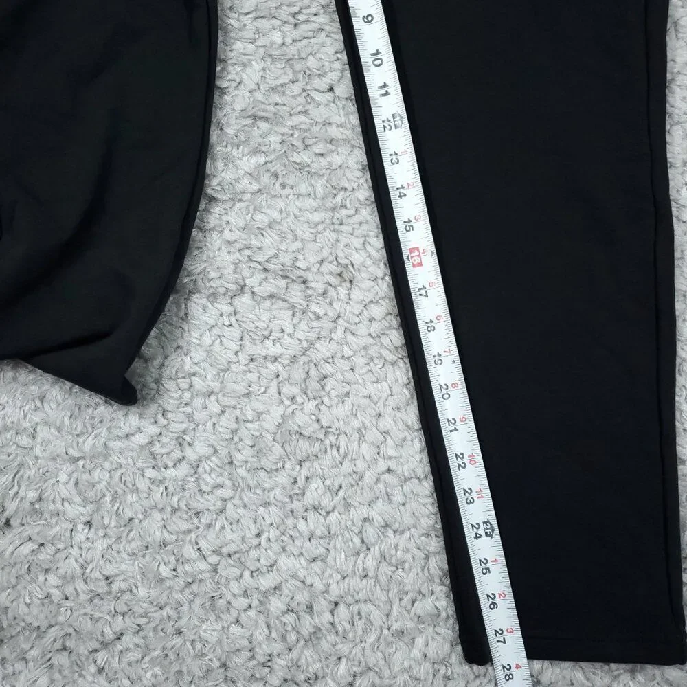 Maternity Nike One French Terry Pants Black FB4683-010 Women's Size Small
